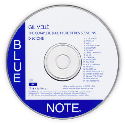 Gil Mellé : The Complete Blue Note Fifties Sessions (2xCD, Comp, Mono, Ltd)
