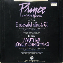 Prince And The Revolution : I Would Die 4 U (7", Single, Pap)