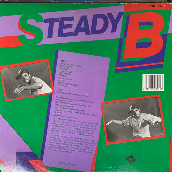 Steady B : Bring The Beat Back (LP, Album, Blu)