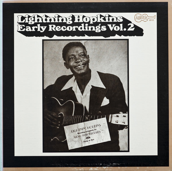 Lightning Hopkins* : Early Recordings Vol. 2 (LP, Comp, RE)