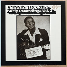 Lightning Hopkins* : Early Recordings Vol. 2 (LP, Comp, RE)