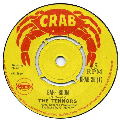 The Tennors : Baff Boom  (7")