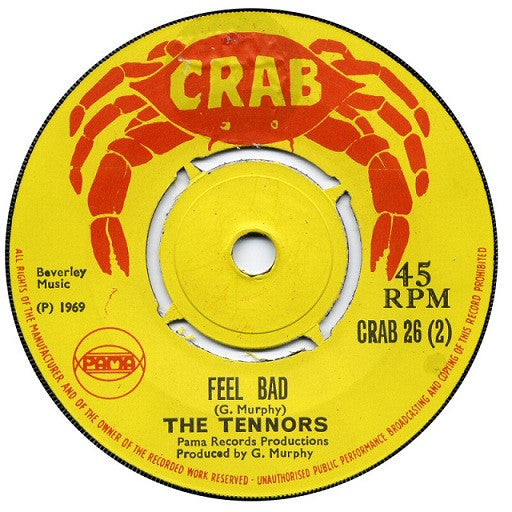 The Tennors : Baff Boom  (7")