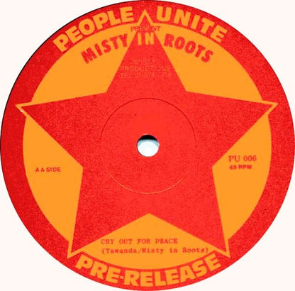 Misty In Roots : Wandering Wanderer / Cry Out For Peace (12", Promo)
