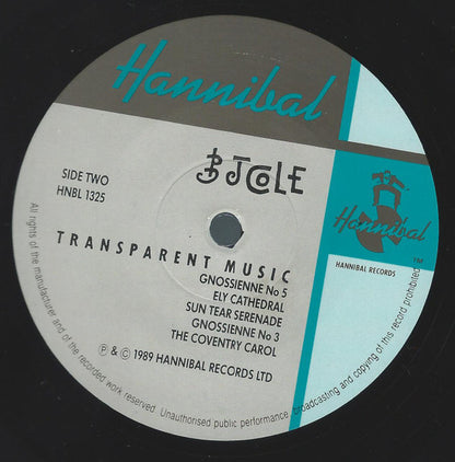 BJ Cole : Transparent Music (LP, Album)