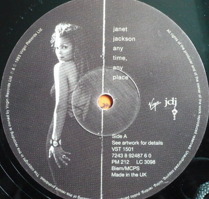 Janet Jackson : Any Time, Any Place (12", Single)
