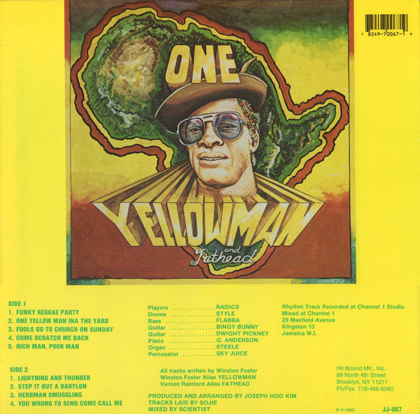 Yellowman & Fathead : One Yellowman (LP, Album, RE)