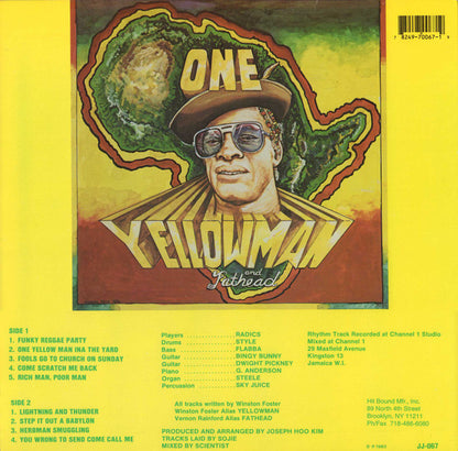 Yellowman & Fathead : One Yellowman (LP, Album, RE)