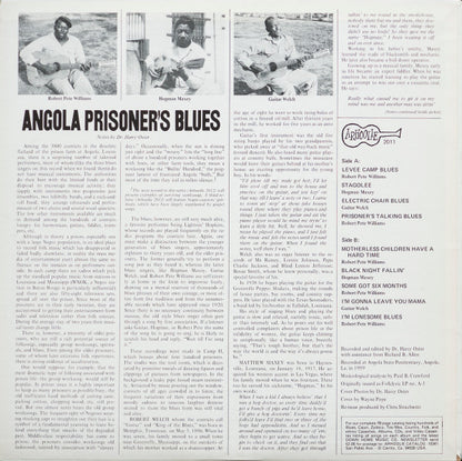 Robert Pete Williams / Hogman Maxey / Guitar Welch : Angola Prisoner`s Blues (LP, Comp, RE)
