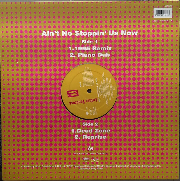 Luther Vandross : Ain't No Stoppin' Us Now (12", Single)