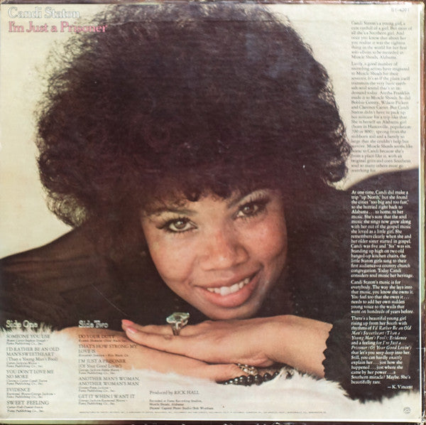 Candi Staton : I'm Just A Prisoner (LP, Album, Jac)
