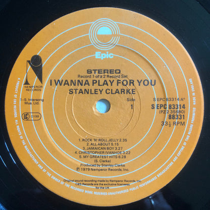 Stanley Clarke : I Wanna Play For You (2xLP, Album, Gat)