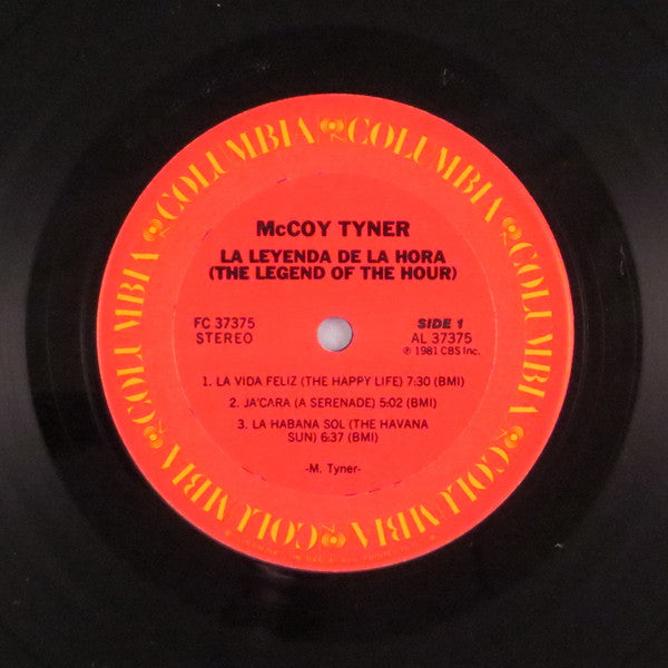 McCoy Tyner : La Leyenda De La Hora = The Legend Of The Hour (LP, Album, Pit)