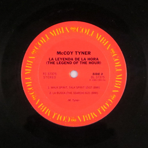 McCoy Tyner : La Leyenda De La Hora = The Legend Of The Hour (LP, Album, Pit)
