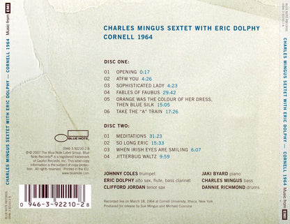 Charles Mingus Sextet With Eric Dolphy : Cornell 1964 (2xCD, Album)