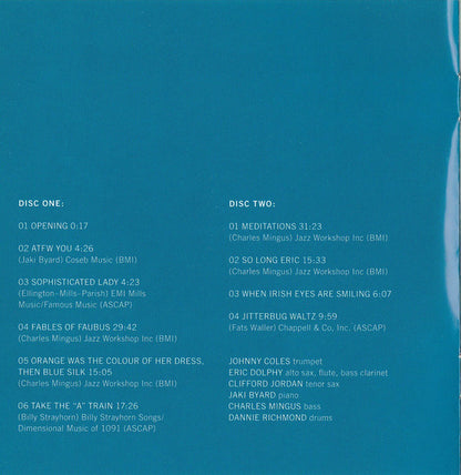 Charles Mingus Sextet With Eric Dolphy : Cornell 1964 (2xCD, Album)