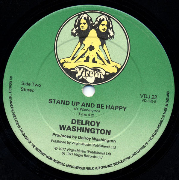 Delroy Washington : Give All The Praise To Jah (12")