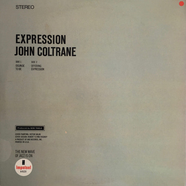 John Coltrane : Expression (LP, Album, RE)
