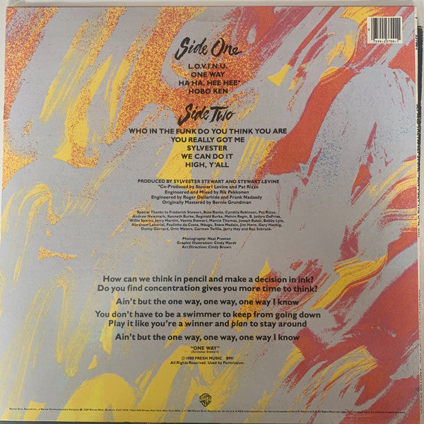 Sly & The Family Stone : Ain't But The One Way (LP, Album, Win)