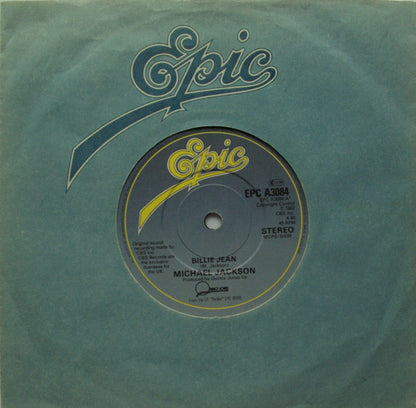 Michael Jackson : Billie Jean (7", Single, Pap)