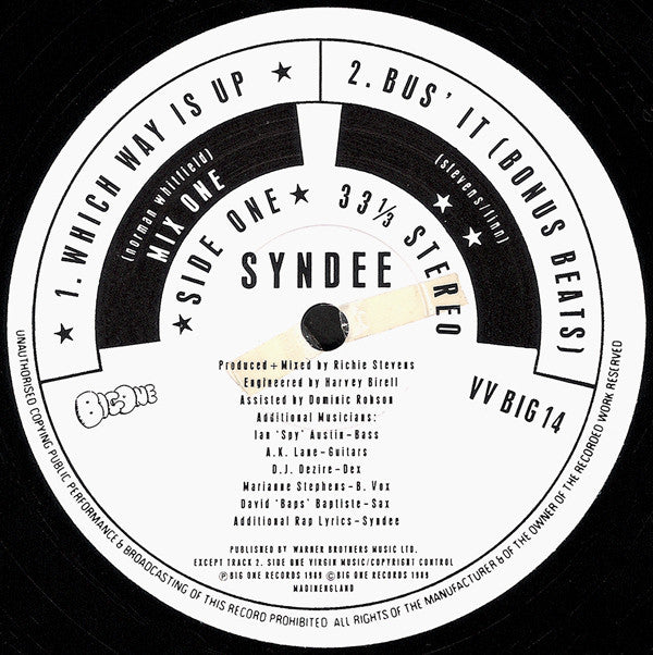 Syndee : Which Way Is Up (12")