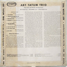 Art Tatum Trio : Piano Solos With Rhythm Accompaniment (10")