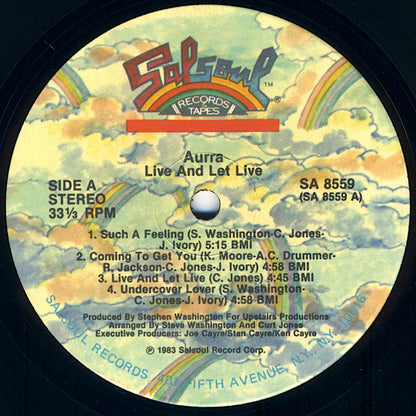 Aurra : Live And Let Live (LP, Album)