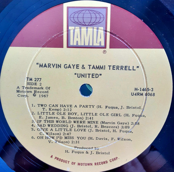 Marvin Gaye & Tammi Terrell : United (LP, Mono)