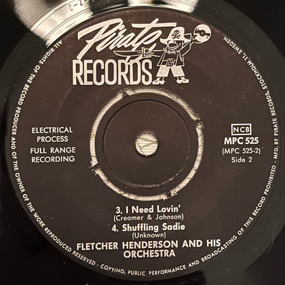 Fletcher Henderson And His Orchestra : Volume 3 (7", EP)