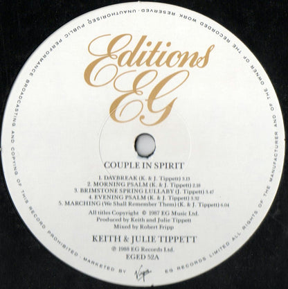 Keith & Julie Tippett : Couple In Spirit (LP, Album)