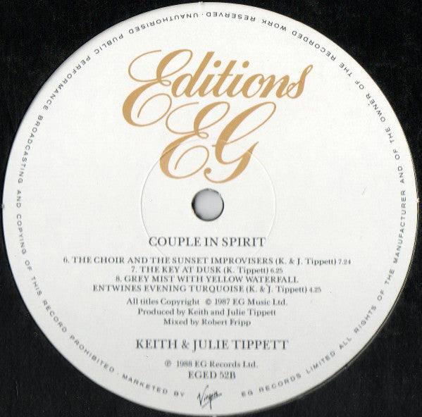 Keith & Julie Tippett : Couple In Spirit (LP, Album)