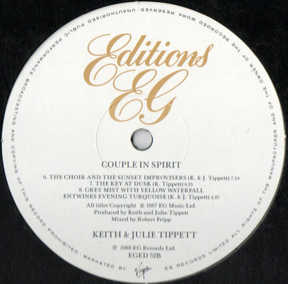 Keith & Julie Tippett : Couple In Spirit (LP, Album)
