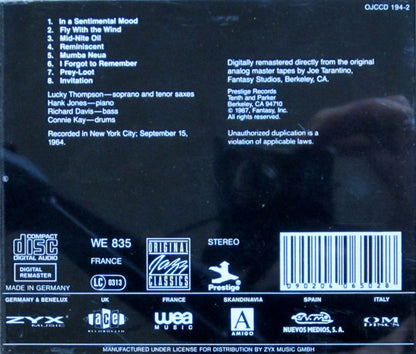 The Lucky Thompson Quartet : Lucky Strikes (CD, Album, RE, RM)