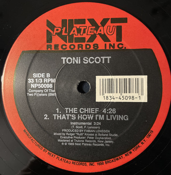 Toni Scott* : That's How I'm Living (12")