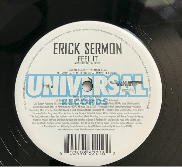 Erick Sermon : Feel It / Relentless (12")