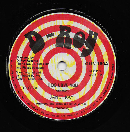 Janet Kay : I Do Love You (7", Red)