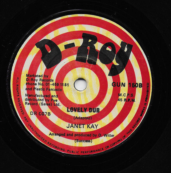 Janet Kay : I Do Love You (7", Red)