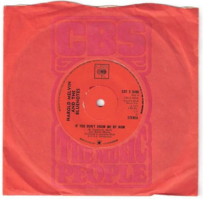Harold Melvin And The Blue Notes : If You Don't Know Me By Now (7", Single)