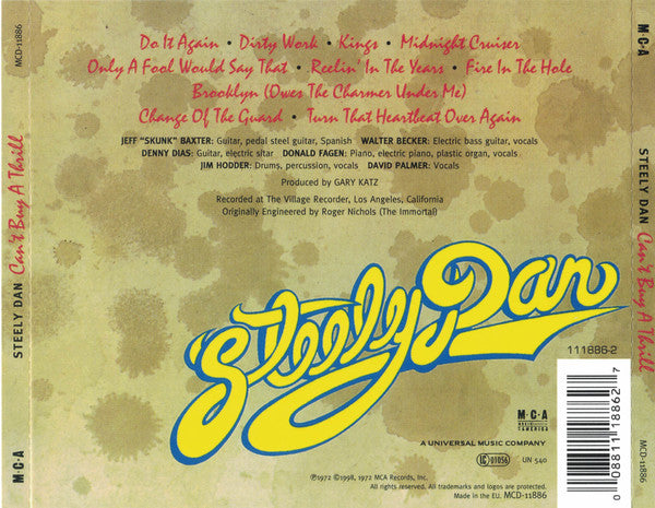 Steely Dan : Can't Buy A Thrill (CD, Album, RE, RM, Opt)