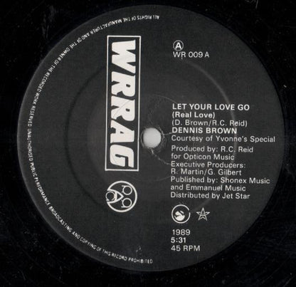 Dennis Brown : Let Your Love Go (Real Love) (12")