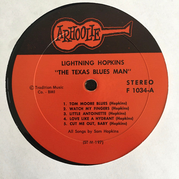 Lightning Hopkins* : The Texas Bluesman (LP, Album, RE)