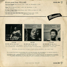 Ella* : Ella And Her Fellas (7", EP, Mono)