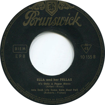 Ella* : Ella And Her Fellas (7", EP, Mono)