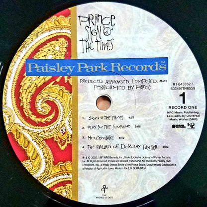 Prince : Sign "O" The Times (2xLP, Album, RE, RM, 180 + 2xLP, Comp, RM, 180 + B)