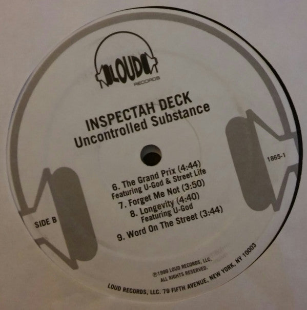 Inspectah Deck : Uncontrolled Substance (2xLP, Album)