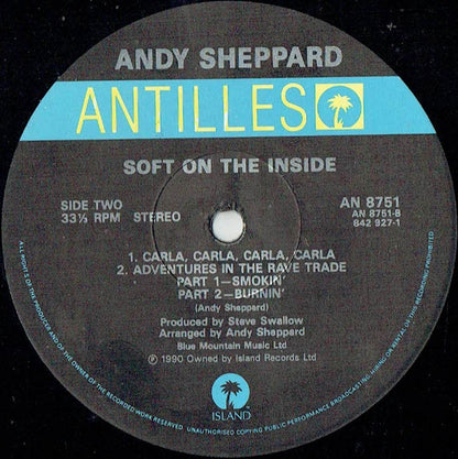 Andy Sheppard : Soft On The Inside (LP, Album)