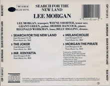 Lee Morgan : Search For The New Land (CD, Album, RE)