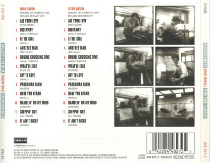 John Mayall With Eric Clapton : Blues Breakers (CD, Album, Mono, RE, RM)