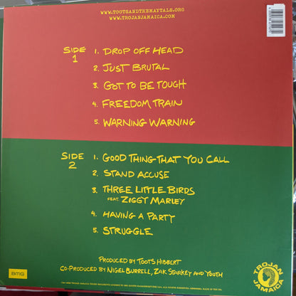 Toots & The Maytals : Got To Be Tough (LP, Album, Gre)