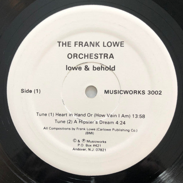 The Frank Lowe Orchestra : Lowe And Behold (LP, Album)